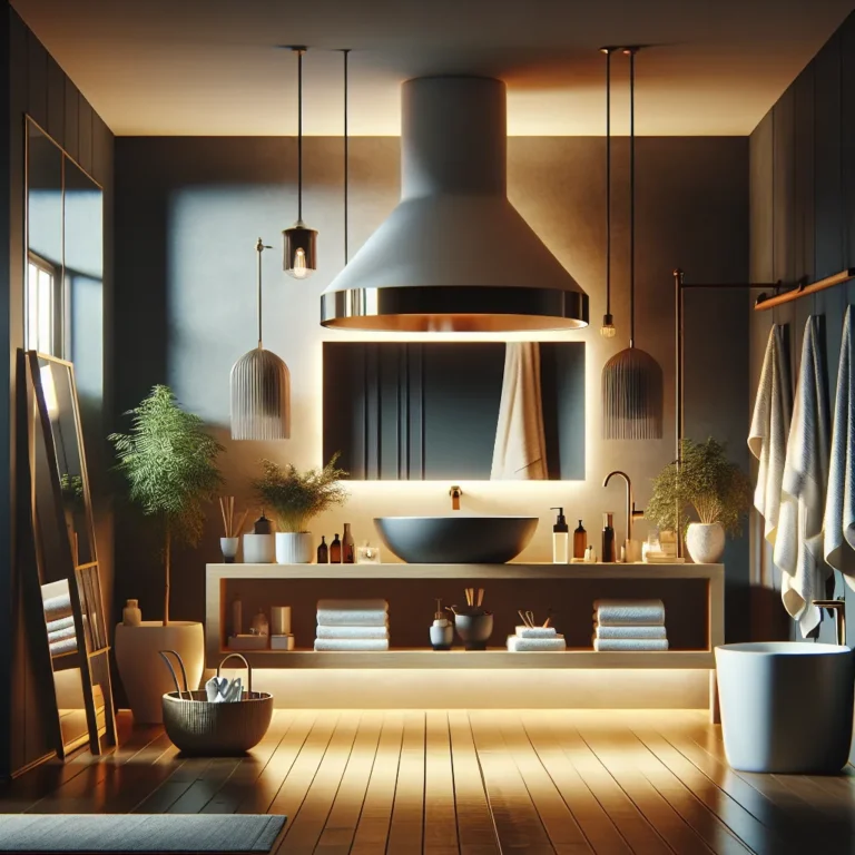 5 Inspirujących Sposobów na Stylizację Łazienki z Okapem Wiszącym